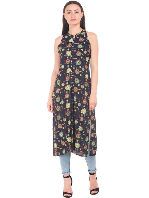 printed straight kurta - 17836571 - Very Small Image - 1
