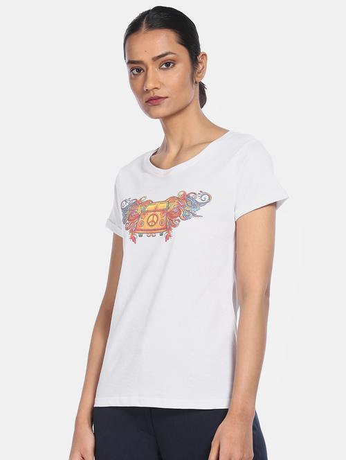 round neck graphic tee - 17836621 - Very Small Image - 1