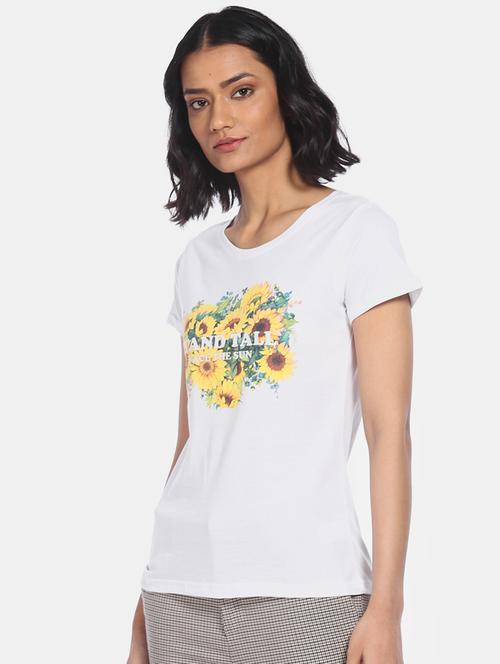 round neck graphic tee - 17836628 - Very Small Image - 1