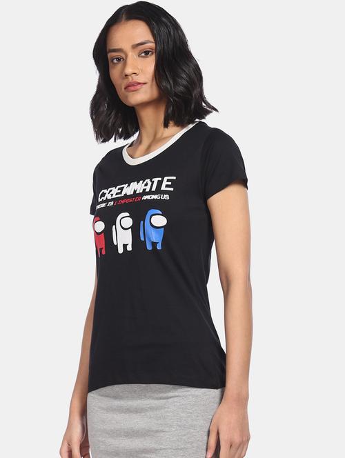 round neck graphic tee - 17836650 - Very Small Image - 1