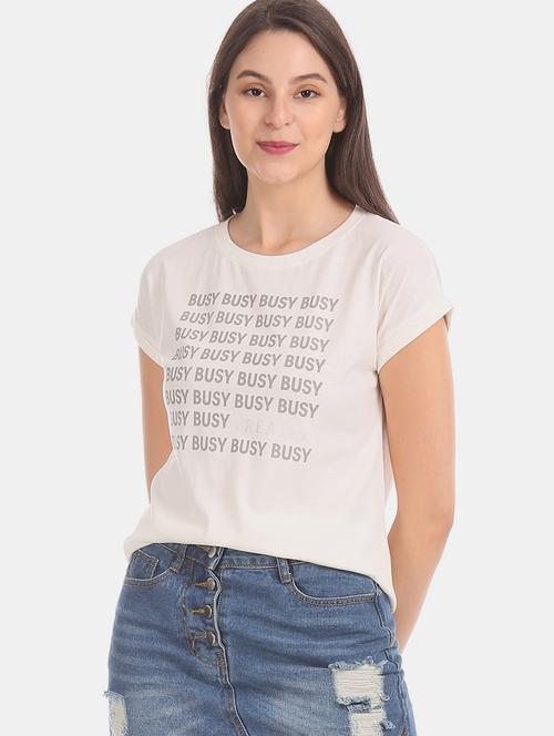 round neck graphic tee - 17836662 - Very Small Image - 1
