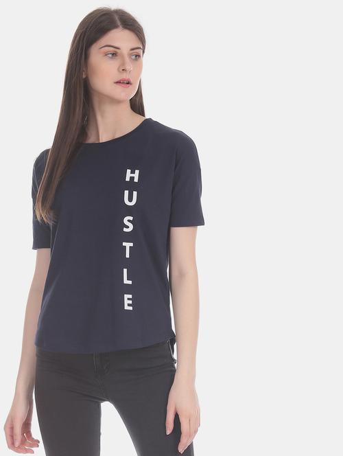 round neck graphic tee - 17836691 - Very Small Image - 1