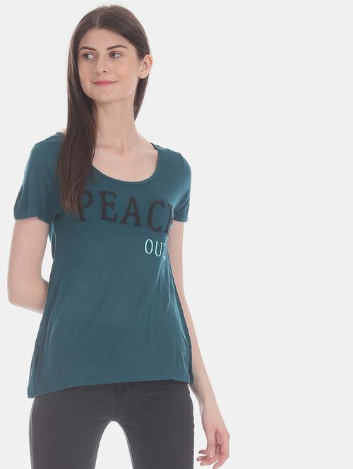 round neck graphic tee - 17836707 - Very Small Image - 1