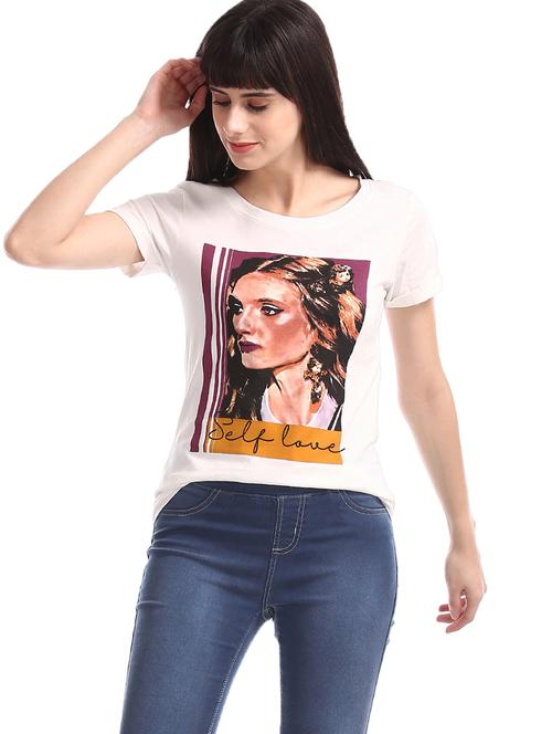 round neck graphic tee - 17836710 - Very Small Image - 1