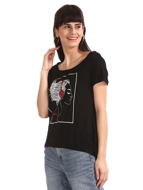 round neck graphic tee - 17836712 - Very Small Image - 1
