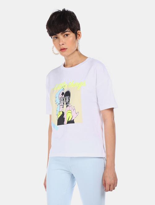 round neck graphic tee - 17836799 - Very Small Image - 1