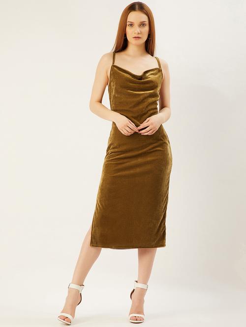 cami neck solid slip dress - 17837052 - Very Small Image - 1