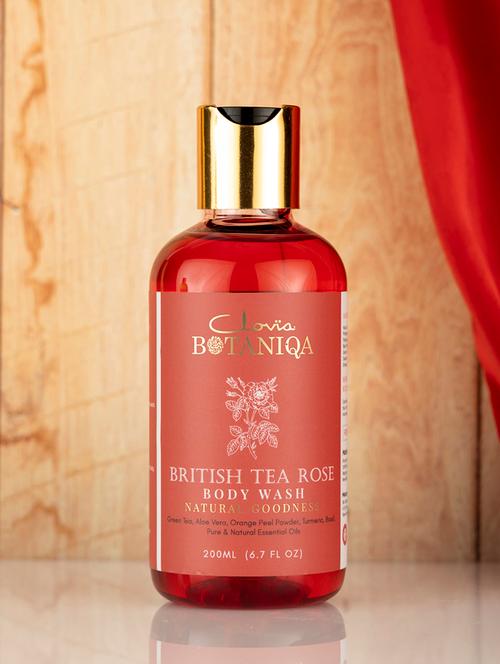 clovia botaniqa british tea rose body wash- 200ml - 17837317 - Very Small Image - 1
