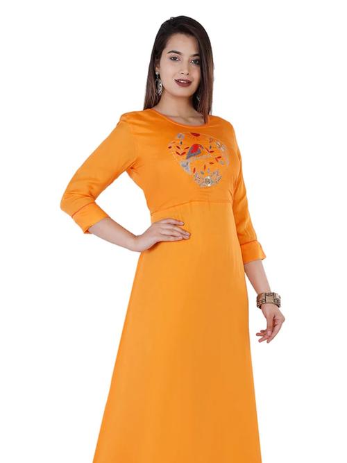 purple crepe gown - 17837364 - Very Small Image - 1