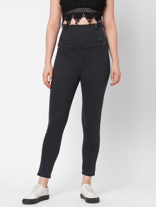 high rise denim jegging - 17837747 - Very Small Image - 1