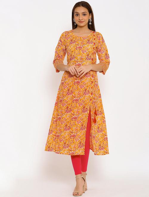 floral a-line kurta - 17838024 - Very Small Image - 1