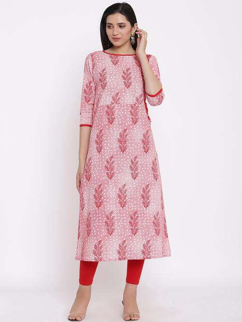 printed a-line kurta - 17838116 - Very Small Image - 1
