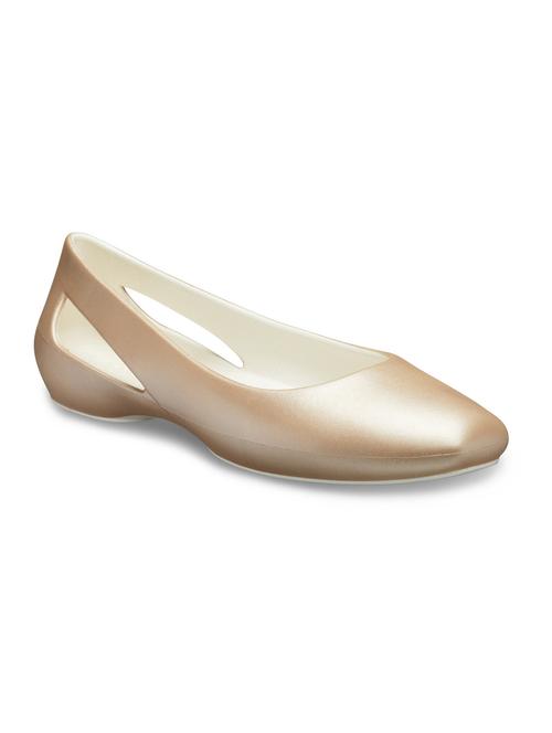 gold croslite slip on ballerina - 17838167 - Very Small Image - 1