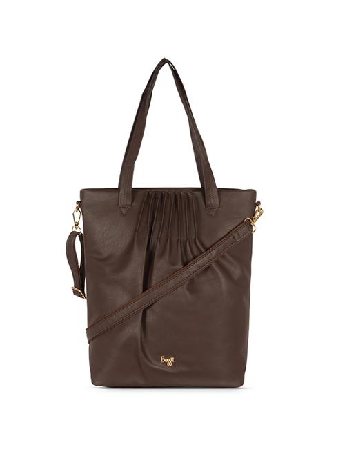 brown pvc regular backpack - 17838404 - Very Small Image - 1