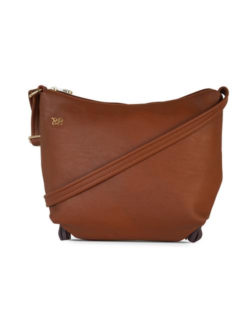 tan pvc sling bag - 17838513 - Very Small Image - 1