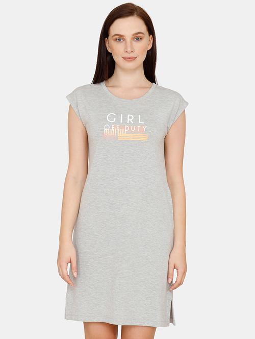 round neck printed sleepshirt - 17839331 - Very Small Image - 1