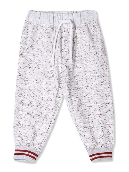 grey printed joggers trouser - 17840392 - Very Small Image - 1