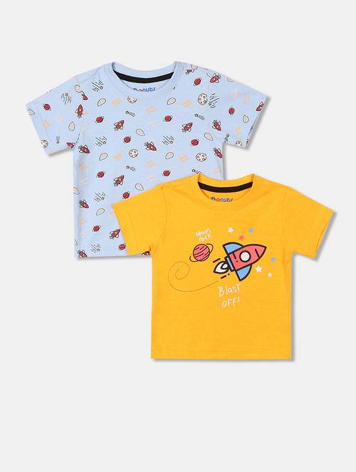 set of 2 printed t-shirts - 17840434 - Very Small Image - 1
