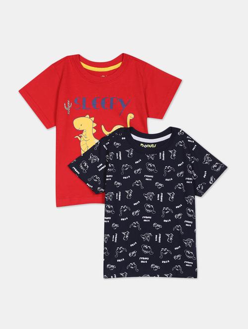 set of 2 printed t-shirts - 17840453 - Very Small Image - 1