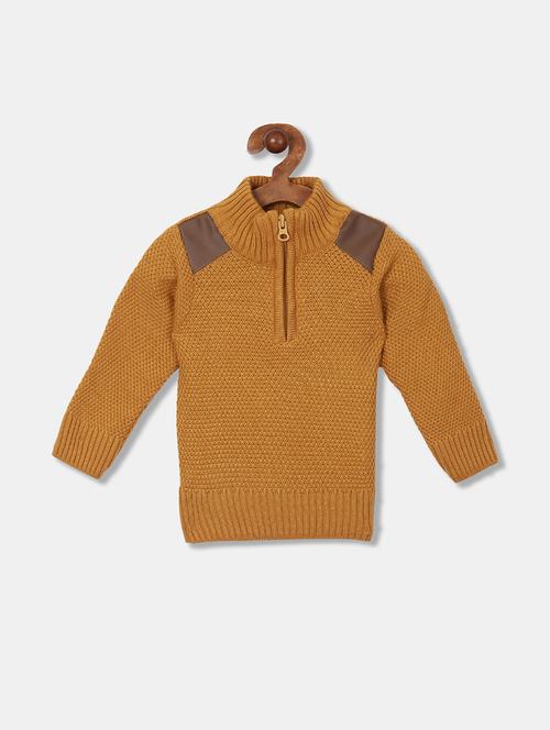 yellow solid sweater - 17841899 - Very Small Image - 1
