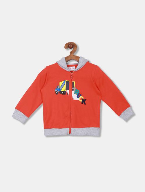 hooded neck printed sweatshirt - 17842288 - Very Small Image - 1