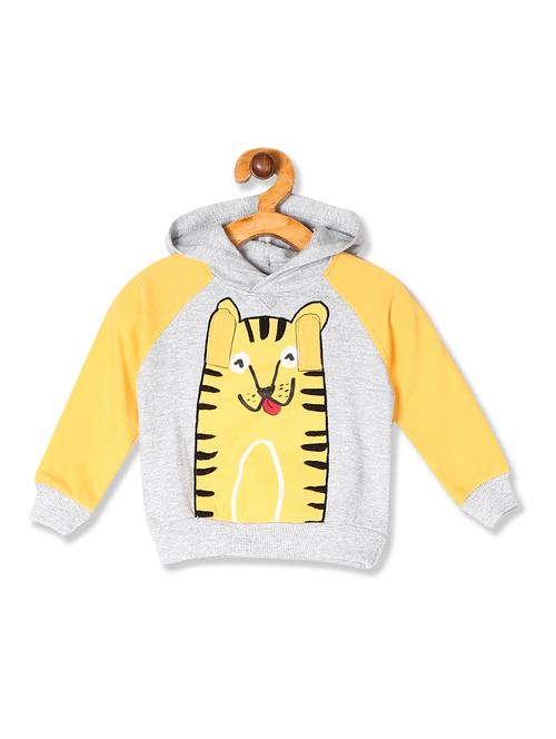 hooded neck graphic sweatshirt - 17842301 - Very Small Image - 1