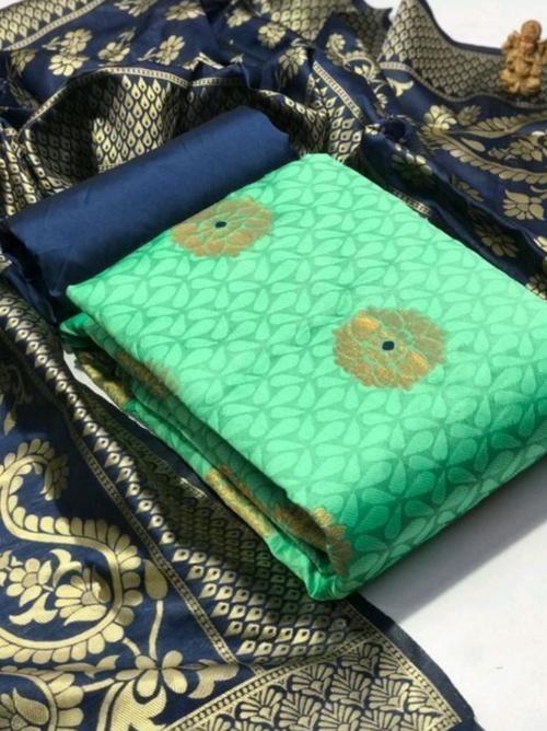 green semistitched suit - 17844031 - Very Small Image - 1