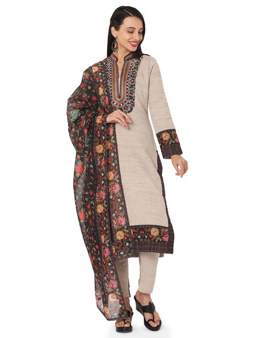 embroidered kurta pant set - 17844589 - Very Small Image - 1