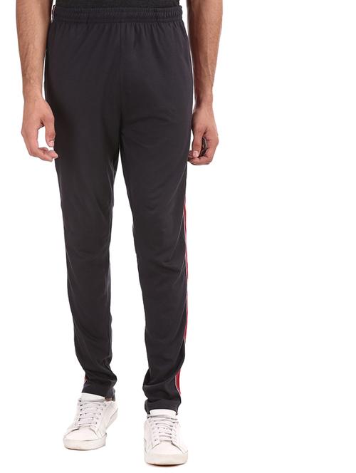 grey side taped track pants - 17845075 - Very Small Image - 1
