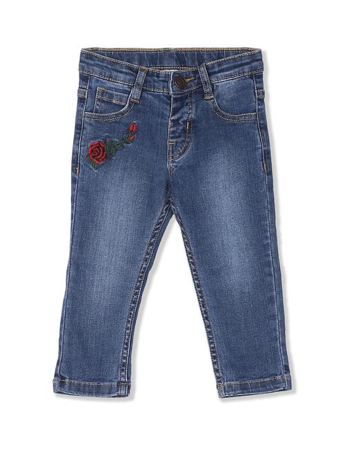 blue denim washed jean - 17845182 - Very Small Image - 1