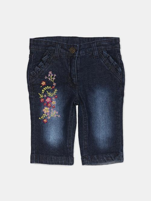 blue washed denim jean - 17845210 - Very Small Image - 1