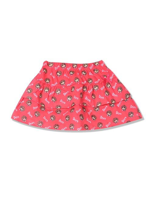 pink printed a-line skirt - 17845361 - Very Small Image - 1