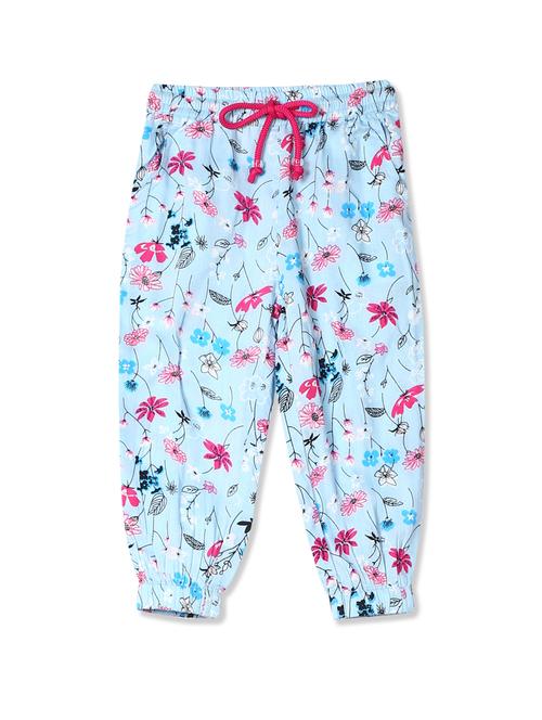 blue printed trouser - 17845680 - Very Small Image - 1