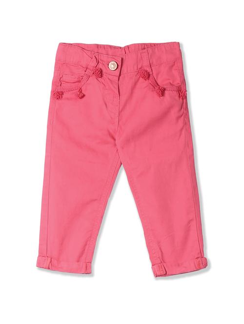 pink solid trouser - 17845696 - Very Small Image - 1