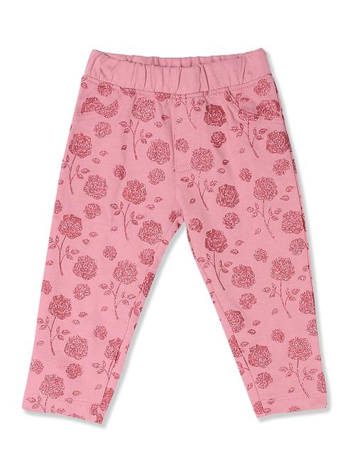 pink printed casual trouser - 17845700 - Very Small Image - 1