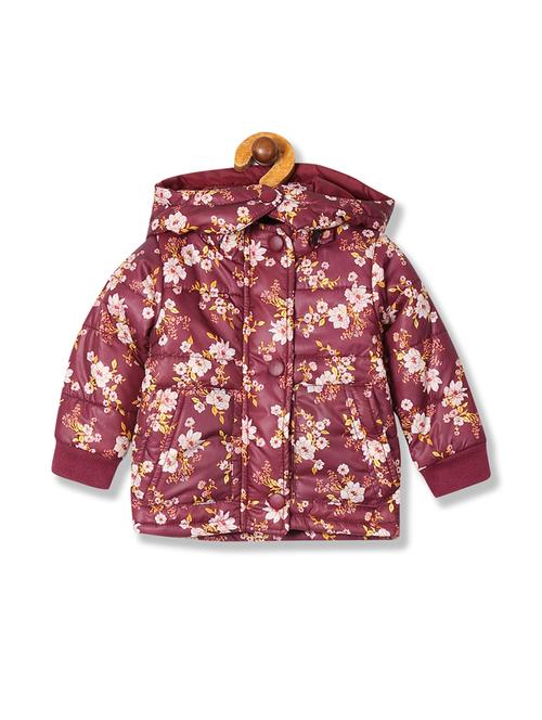 red printed regular jackets & coat - 17845718 - Very Small Image - 1
