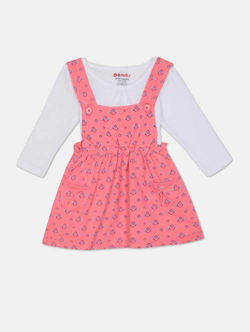 pink printed dungree - 17845841 - Very Small Image - 1