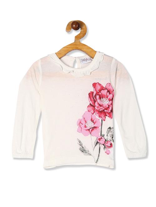 white printed regular top - 17846164 - Very Small Image - 1