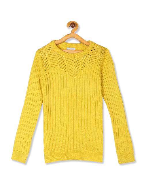 yellow textured sweaters - 17846492 - Very Small Image - 1