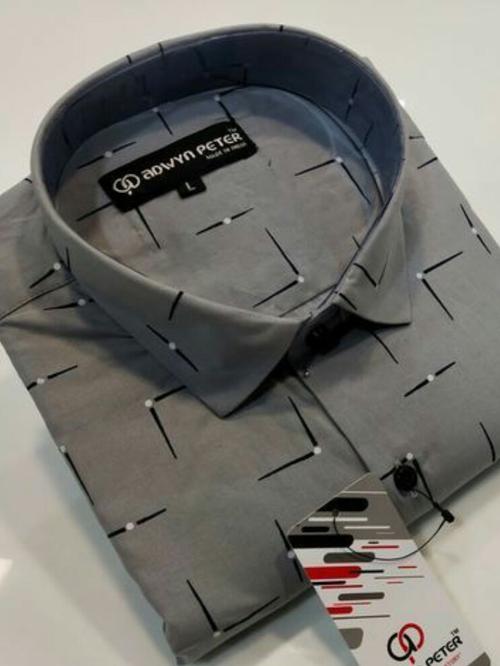 grey cotton shirt - 17846625 - Very Small Image - 1