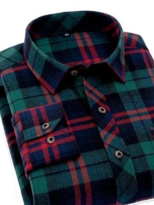 green cotton shirt - 17846718 - Very Small Image - 1