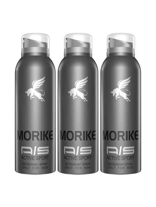 morike silver deodorant for men and women 200ml pack of 3 - 17846853 - Very Small Image - 1