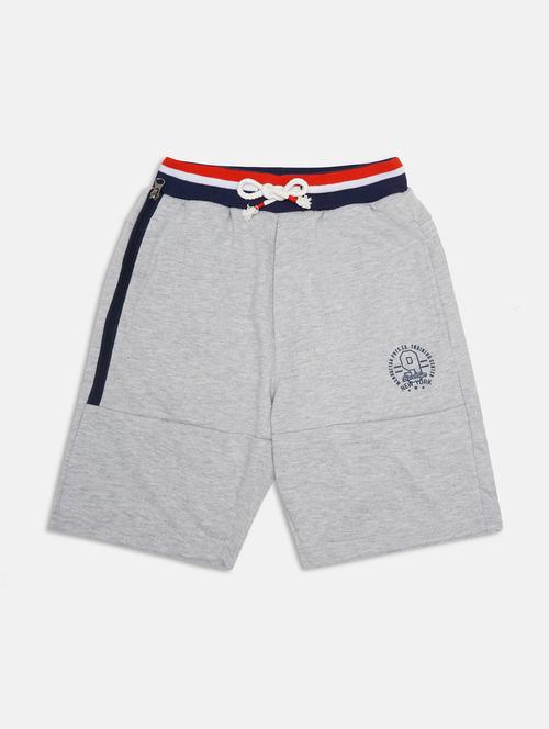 grey solid shorts - 17846923 - Very Small Image - 1
