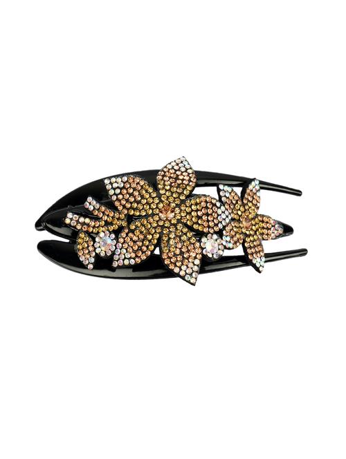 gold crystal clips hair accessory - 17847381 - Very Small Image - 1