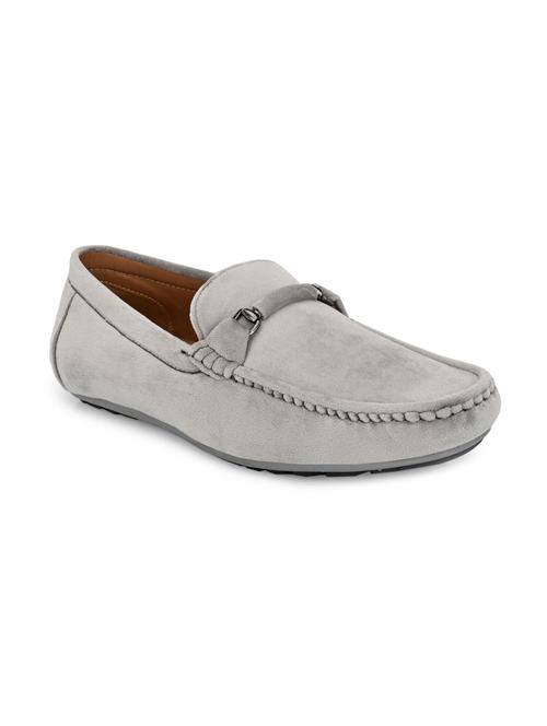 grey fabric slip on loafers - 17849819 - Very Small Image - 1