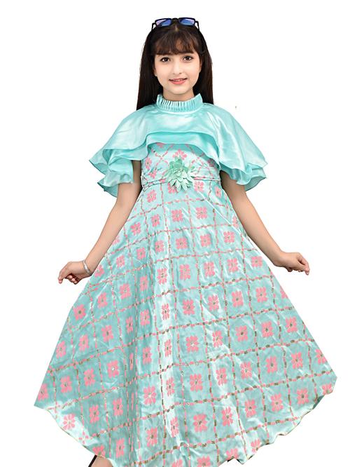 lightblue silk gown - 17850098 - Very Small Image - 1