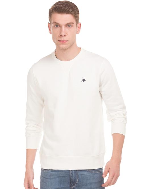 white solid sweatshirt - 17850245 - Very Small Image - 1