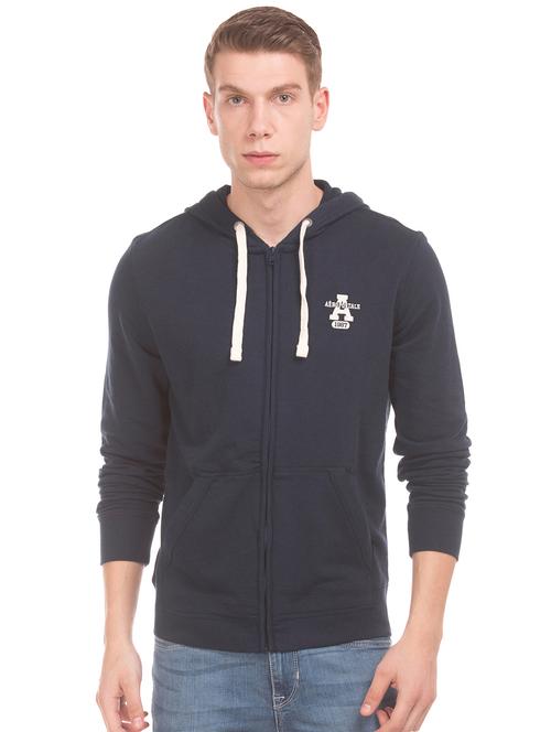 navy blue printed sweatshirt - 17850247 - Very Small Image - 1