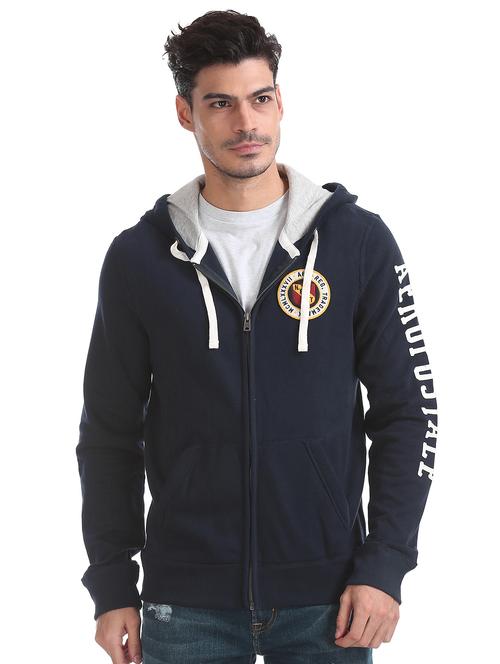 navy blue taped sweatshirt - 17850251 - Very Small Image - 1