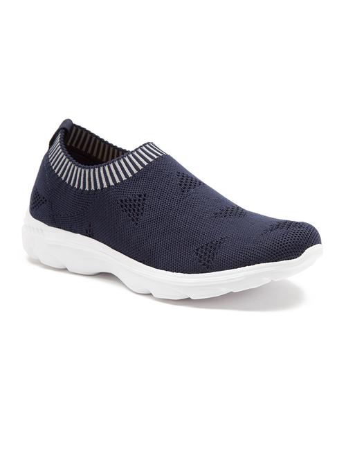 blue mesh slip on sports shoes - 17851770 - Very Small Image - 1
